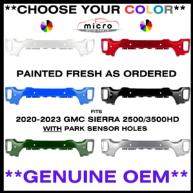 2020-2023 GMC SIERRA 2500HD 3500HD FRONT BUMPER OEM *CHOOSE YOUR COLOR* 84795618
