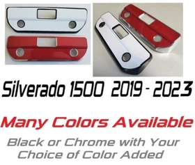 Black OR Chrome Tailgate Cover 2019 - 2023 Chevy Silverado 1500 YOU PICK CLR