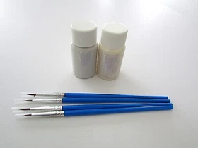 Touch Up Paint Kit For Acura Honda NH624P Tri Color 1/2 Oz Color + 1/2oz Pearl