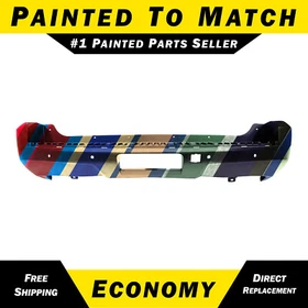 NEW Painted To Match Rear Bumper Replacement for 2007-2014 Chevy Tahoe GMC Yukon