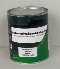 Chevrolet WA8555/u8555/8555 Black Automotive Basecoat Gallon Ready to Spray