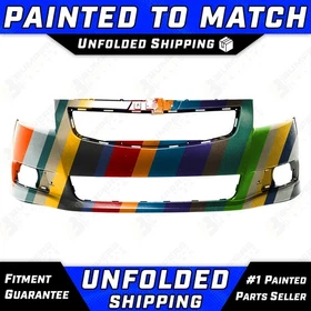 Painted To Match - Front Bumper Cover Replacement 2011-2014 Chevy Cruze RS Trim