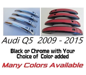 Custom Black OR Chrome Door Handle Covers 2009 - 2015 Audi Q5 YOU PICK CLR