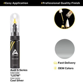 Touch up Paint for Audi S Series Code: LX7W Cool Silver OEM Quality