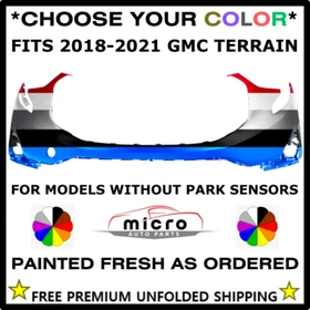 NEW FRONT BUMPER FOR 2018-2021 GMC TERRAIN PAINTED *CHOOSE YOUR COLOR* GM1014132