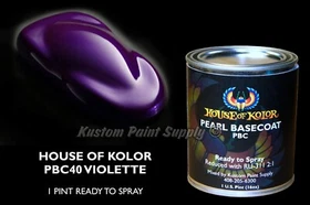 Violette Pearl Basecoat PBC40 House of Kolor 1 Pint Can RTS or UnMixed