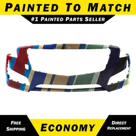 NEW Painted To Match - Front Bumper Replacement for 2014-2019 Cadillac CTS Sedan