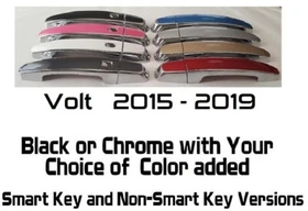 Custom Black OR Chrome Door Handle Covers 2015 - 2020 Chevy Volt YOU PICK CLR