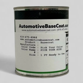 Chevy- WA398E GOLD BASECOAT PAINT (PINT, QUART OR GALLON)