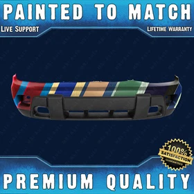 Painted To Match Front Bumper Direct Fit for 2002-2008 Chevy Trailblazer LS Base