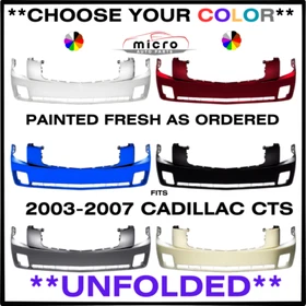 NEW FRONT BUMPER FOR 2003-2007 CADILLAC CTS PAINTED CHOOSE YOUR COLOR GM1000656