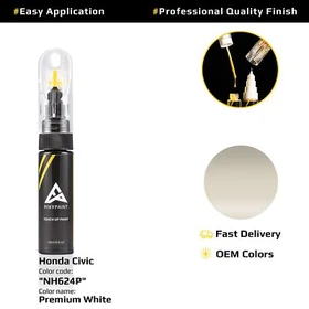 Touch up Paint for Honda Civic Code: NH624P Premium White OEM Quality