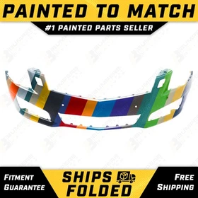 NEW Painted To Match Front Bumper Replacement for 2013 2014 Cadillac ATS w/ Park