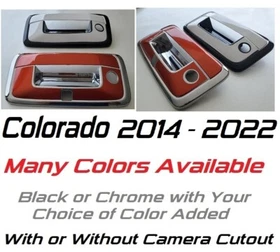 Custom Black OR Chrome Tailgate Cover 2014 - 2022 Chevy Colorado YOU PICK CLR