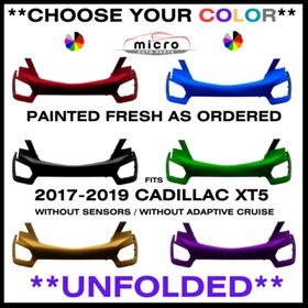 NEW FRONT BUMPER FOR 2017-2019 CADILLAC XT5 PAINTED CHOOSE YOUR COLOR GM1000A13