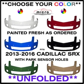 NEW FRONT BUMPER FOR 2013-2016 CADILLAC SRX PAINTED CHOOSE YOUR COLOR GM1000968