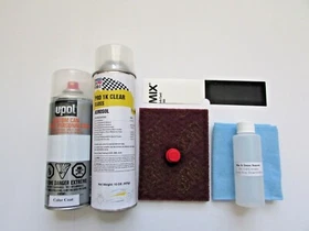 Spray Can Paint Kit For Audi Volkswagen Color LX7W Ice Silver Metallic