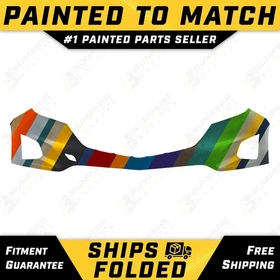 NEW Painted To Match Front Upper Bumper for 2018 2019 2020 2021 Chevy Equinox
