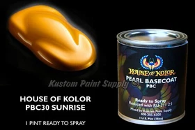 Sunrise Pearl Basecoat PBC30 House of Kolor 1 Pint Can Ready To Spray or UnMixed