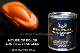 Tangelo Pearl Basecoat PBC32 House of Kolor 1 Pint Can Ready To Spray or UnMixed