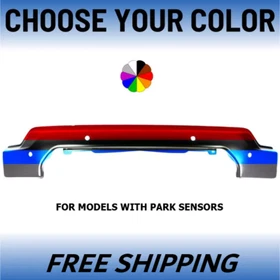 NEW Choose Your Color Front Bumper For 2019-2021 GMC Sierra With Sensor Holes