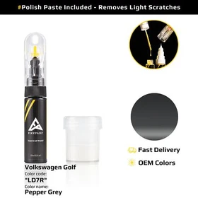 Touch up Paint for Volkswagen Golf Code: LD7R Pepper Grey OEM Quality