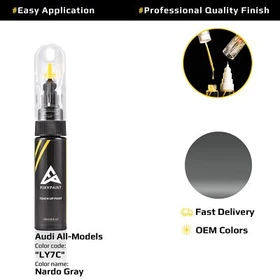 Touch up Paint for Audi Code: LY7C Nardo Gray Professional Quality Repair