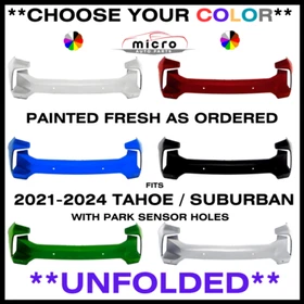 NEW FRONT BUMPER FOR 2021-2024 TAHOE / SUBURBAN *CHOOSE YOUR COLOR* GM1000A46