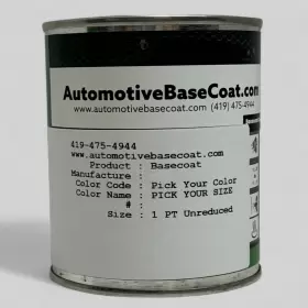 FEU35000 AUTOMOTIVE BASECOAT Rojo Llama Paint Pint Gallon #2