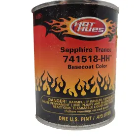 741518 DUPONT Pint Hues Paint Basecoat Sapphire Trance