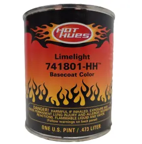 741801 DUPONT Pint Hues Paint Basecoat Limelight Airbrush
