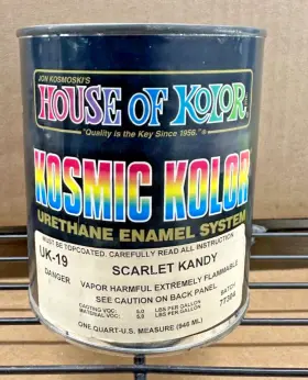 UK-19 HOUSE OF KOLOR Shimrin Basecoat Toner Scarlet Kandy