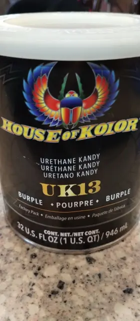 UK13-Q01 HOUSE OF KOLOR Burple Kosmic Urethane Kandy Auto