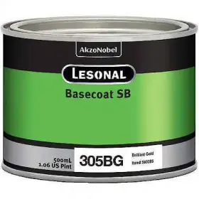 560385 LESONAL Basecoat Sec Midcoat Brilliant Pint