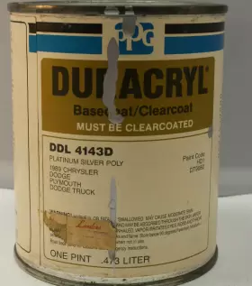 DDL-4143 PPG Pg Deltron Duracryl Basecoat Pint