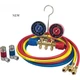 Robinair 45111 Brass Manifold Hose Kit, 72 inch R134a Hose Set 