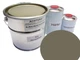 7 Liter Set 2K Car Paint for Suitable for Mercedes 7187 Standardgrau No Water