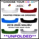 NEW REAR BUMPER FOR 2019-2025 CHEVY MALIBU PAINTED *CHOOSE YOUR COLOR* GM1100A22