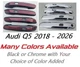 Custom Color & Chrome Door Handle Overlays 2018 - 2026 Audi Q5 YOU PICK COLOR