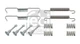 Rear Axle Febi Bilstein 29225 Accessory Kit, Brake Shoes for Audi, BMW, Land Rover