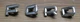 Vintage 1949 Ford Letters &ldquo;F&rdquo; #7954, "O" #7955, &ldquo;R&rdquo; #8A-16606-C, "D" #8A-16606-D