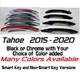 Custom Black OR Chrome Door Handle Overlays 2015-2020 Chevy Tahoe YOU PICK COLOR