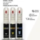 for HONDA, ACURA NH-624P PREMIUM WHITE PEARL Touch Up Paint Scratch Repair Kit
