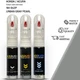 for HONDA, ACURA NH-912P URBAN GRAY PEARL Touch Up Paint Scratch Repair Kit Set