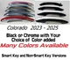 Black OR Chrome Door Handle Overlays 2023-2025 Chevy Colorado YOU PICK CLR