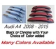 Custom Black OR Chrome Door Handle Covers 2008 - 2015 Audi A4 YOU PICK CLR