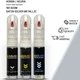 for HONDA, ACURA NH-623M SATIN SILVER METALLIC Touch Up Paint Scratch Repair Kit