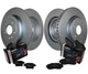 Front & Rear Brake Kit Disc Rotors & Bosch Ceramic Pads For Ford Explorer Taurus