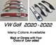 Black or Chrome Door Handle Overlays Volkswagen VW Golf 2020 - 2024 U PICK CLR