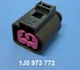 Genuine VW SKODA AUDI SEAT Beetle Cabrio flat contact housing 1J0973772